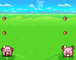 Egg Emergency (N64 Pokemon Stadium 2 Mini Game Clone)