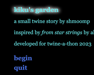 play Kiku'S Garden