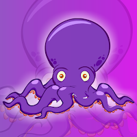 play G2J Purple Octopus Rescue From Cage
