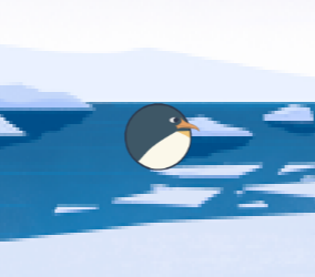 Spherical Bouncing Penguin