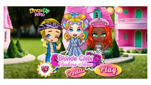 play Blonde Chibi Fashion Show