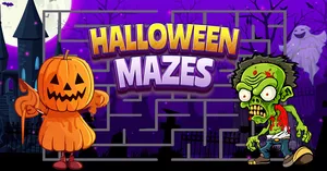 play Halloween Mazes