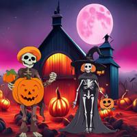 Big-Pumpkin Skeleton Pair Escape Html5