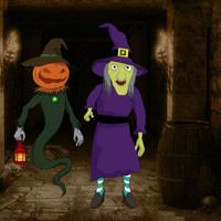 play Big-Terrible Halloween Friends Escape Html5