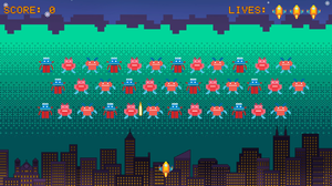 play Space Invaders Act 2