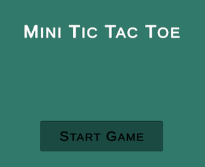 play Mini Tic Tac Toe