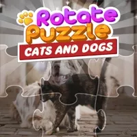 play Rotate Puzzle - Cats And Dogs