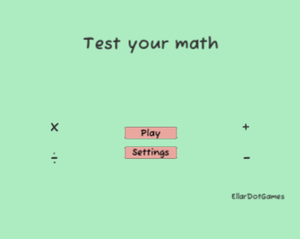 play Test Your Math