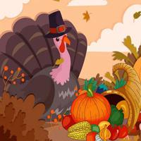 Big-Thanksgiving Cornucopia Food Escape