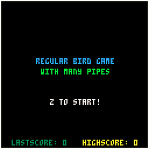 play Regular Bird Game With Many Pipes