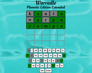 play Warradle - Phonetic Edition Extended