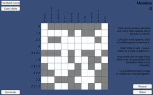 play Nonogram Creator