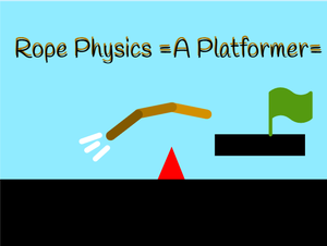 play Rope Physics =A Platformer=