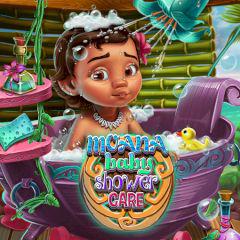 play Moana Baby Shower Care