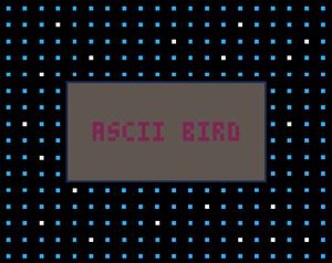 play Ascii Bird