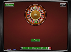 play Roulette Simulator (Outside Bets Only)