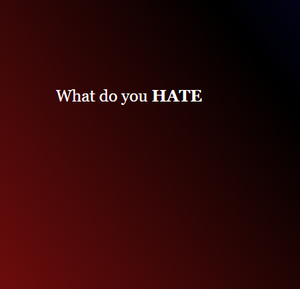 play What Do You Hate