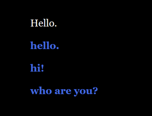 play Hello.