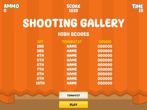 play Shooting Gallery Demo