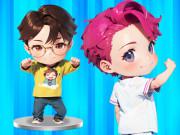 play Bts Chibi Claw Machine