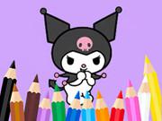 play Coloring Book: Kuromi Carries Bag