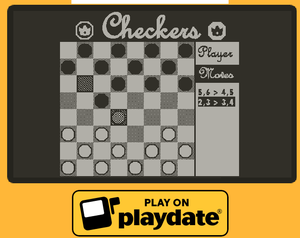 play Checkers (Playdate + Windows + Mac)