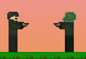 play A Gun And A Soldier