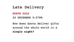play Late Delivery (Delivering Gifts Game Jam Entry)