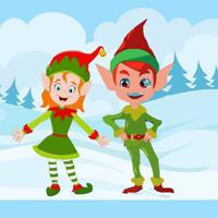 play Trapped Elves Pair Escape