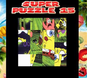 play Super Puzzle15_Sponge Bob Theme