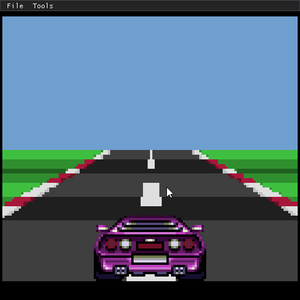 play Racing Game Prototype For Gametank