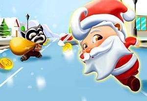 play Santa Run 3D