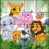 play Animals-Sliding-Puzzle