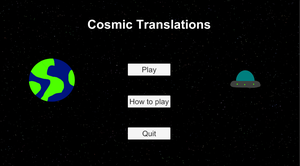 play Cosmic Translations