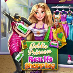 play Goldie Princess Realife Shopping