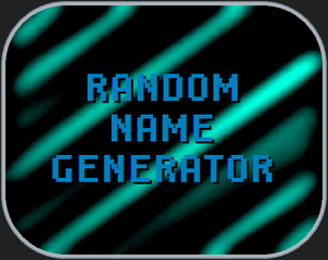 Random Name Generator