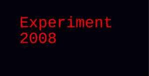 play Experiment 2008