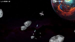 play Asteroids