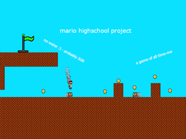 play Mario Platformer (For A Highschool Coding Project)