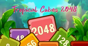 play Tropical Cubes 2048