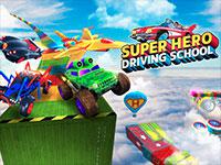 play Super Hero Driving School