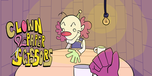 play Clown Paper Scissors