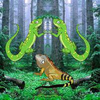 play Giant Lizard Jungle Escape