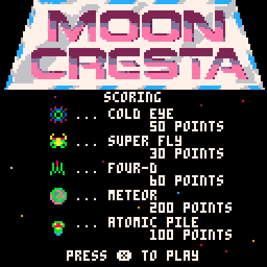 play Pico8 Moon Cresta