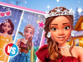 play Celebrity Winter Wonderland Clash - Free Game At Playpink.Com