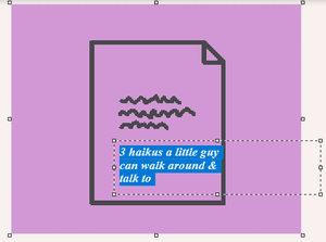 play 3 Haikus A Little Guy Can Walk Around & Talk To