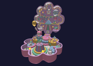 play Polly Pocket Circus Diorama