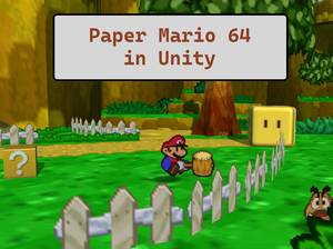 play Paper Mario 64 In Unity
