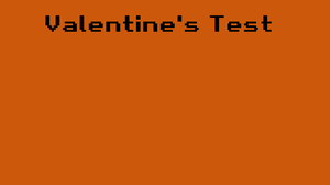 play Valentine'S Test