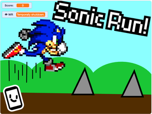 play Sonic Run (Infinite Runner)